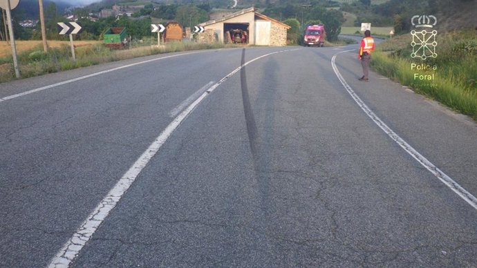 Imagen del accidente.