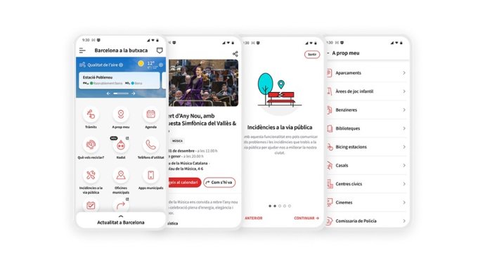 L'aplicació 'Barcelona a la butxaca'