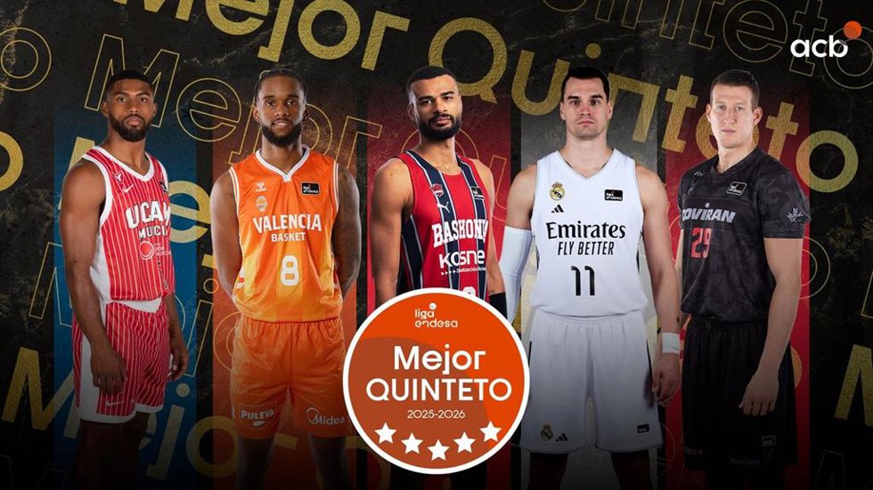 Mejor Quinteto de la Liga Endesa 2026-26