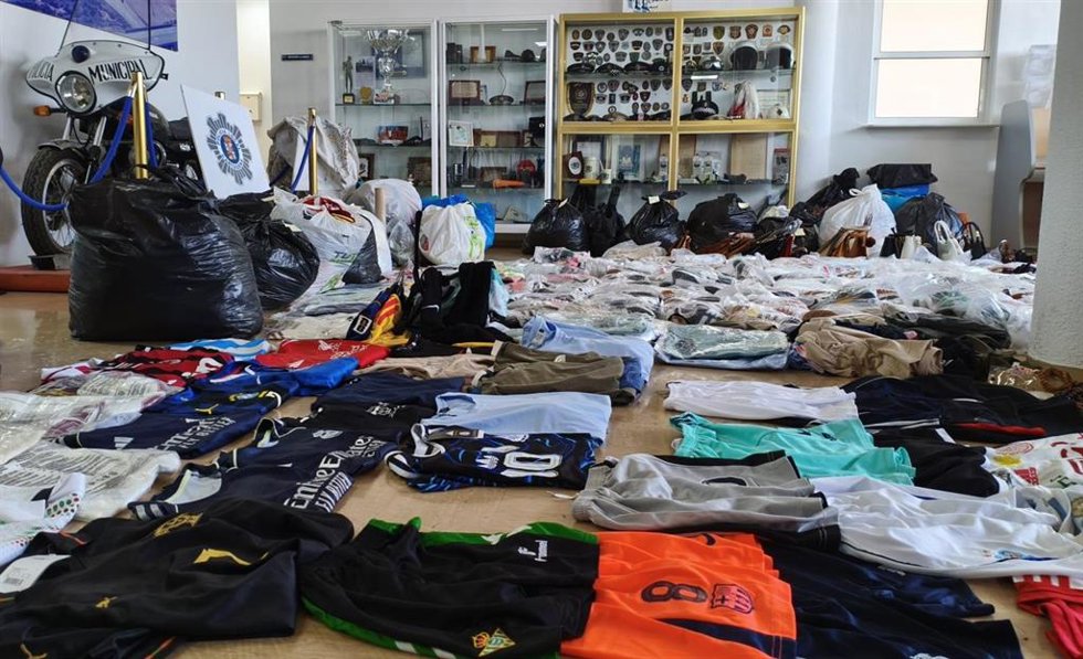 Materiales incautados en Cabo de Palos