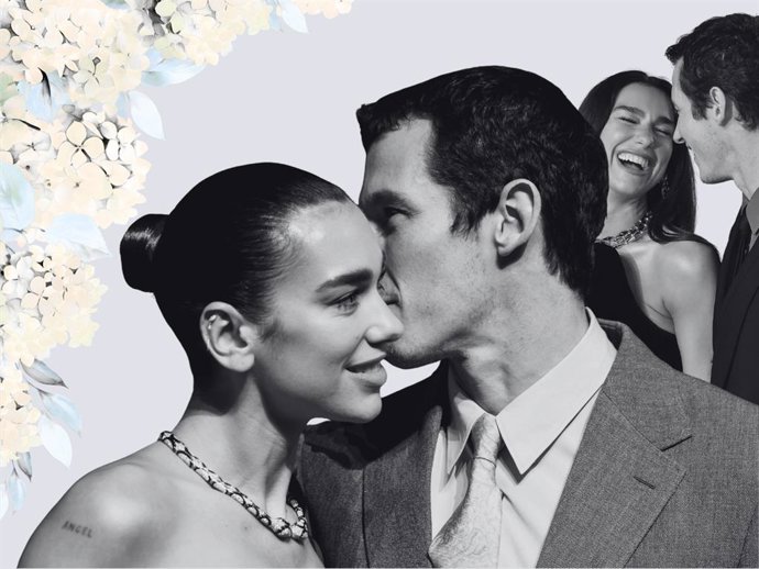 Dua Lipa rescata el legado de Bianca Jagger con el look nupcial más elegante del año