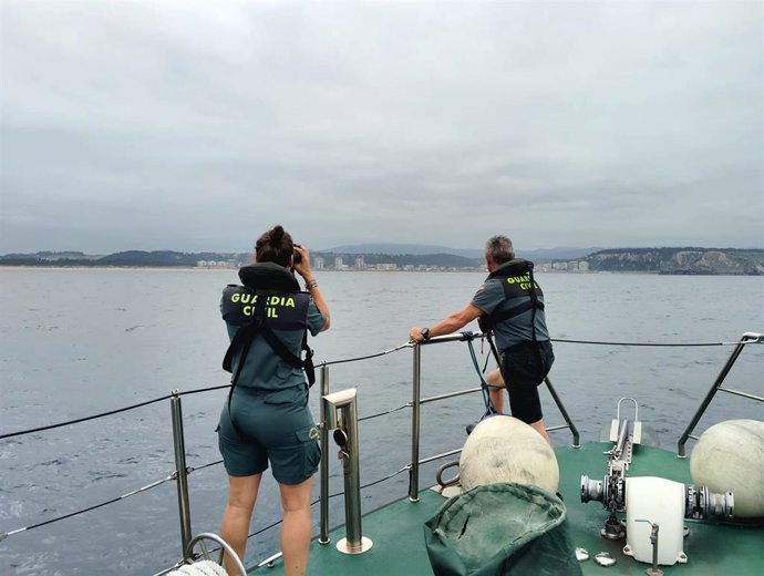 Efectivos de la Guardia Civil, en labores de búsqueda