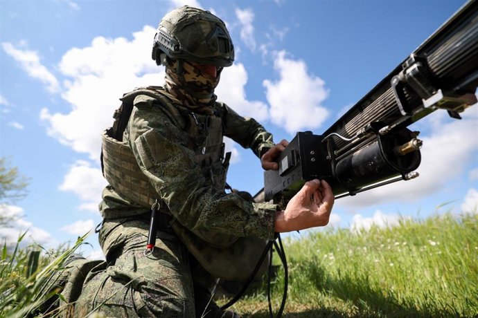 Un militar del Ejército de Rusia en la provincia ucraniana de Jersón, parcialmente ocupada en el marco de la invasión desatada en febrero de 2022 (archivo)