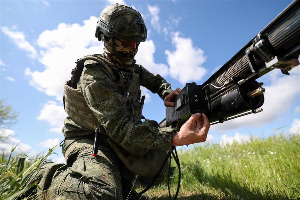Un militar del Ejército de Rusia en la provincia ucraniana de Jersón, parcialmente ocupada en el marco de la invasión desatada en febrero de 2022 (archivo)