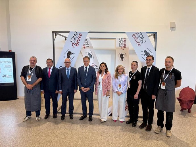 Inauguración de Foro Ibérico que se celebra en Salamanca.