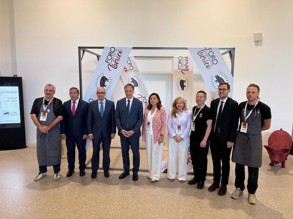 Inauguración de Foro Ibérico que se celebra en Salamanca.