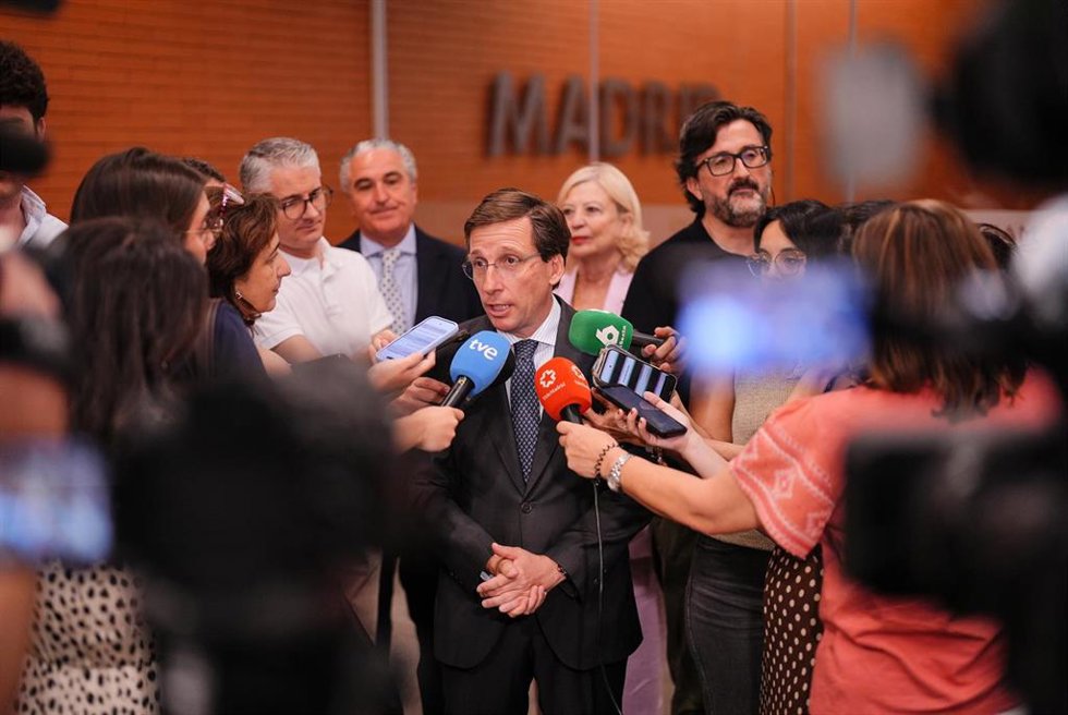 El alcalde de Madrid, José Luis Martínez-Almeida