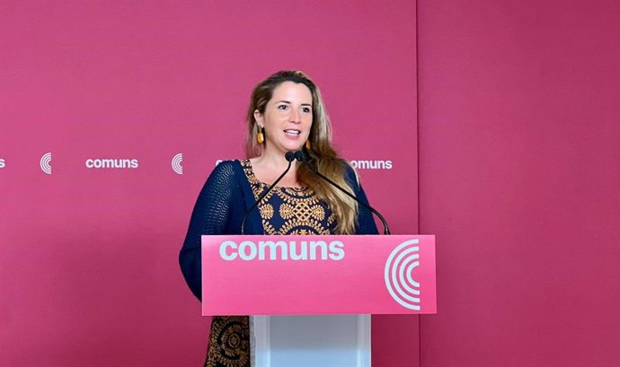 La coordinadora dels Comuns i diputada al Congrés, Candela López