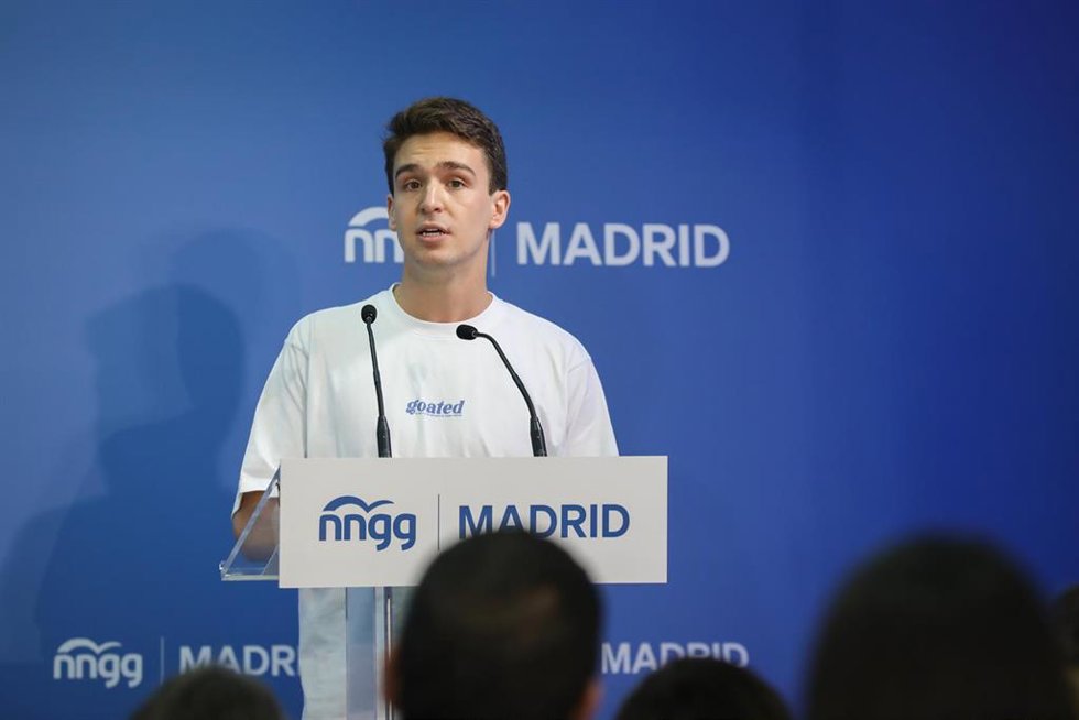 Archivo - El presidente de Nuevas Generaciones del PP de Madrid, Nacho Dancausa, interviene en la clausura de la I Academia de la Juventud Madrileña, que organiza Nuevas Generaciones del Partido Popular de Madrid, en el Real Centro Universitario María Cri
