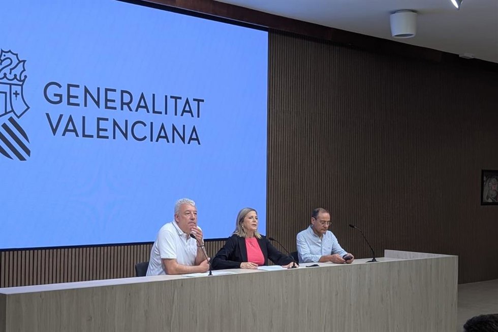 La consellera de Educación, Carmen Ortí, en una rueda de prensa este lunes en la Conselleria