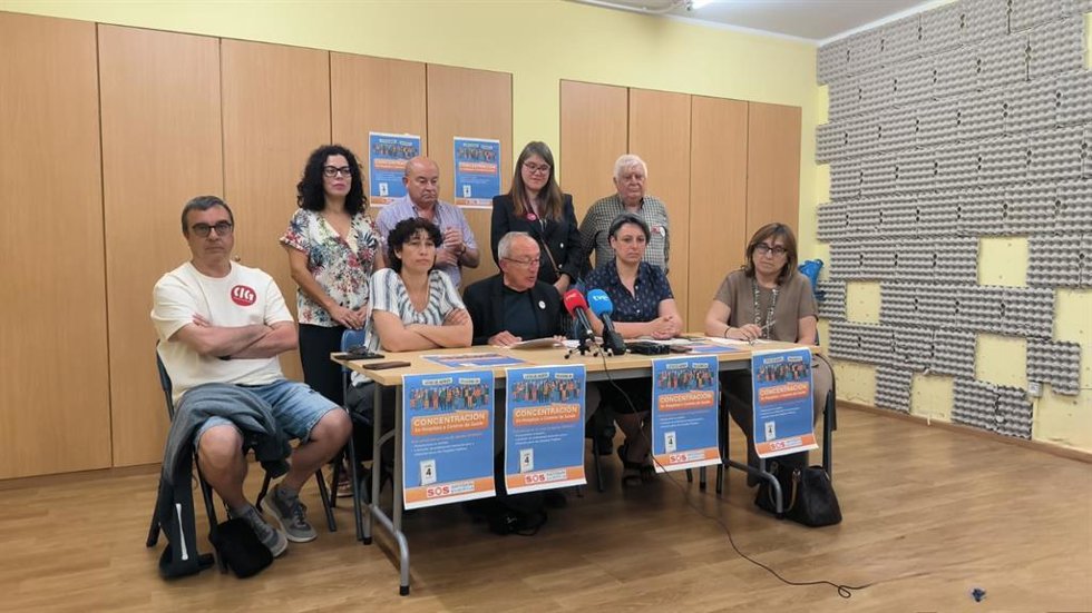 La plataforma SOS Sanidade Pública ofrece una rueda de prensa