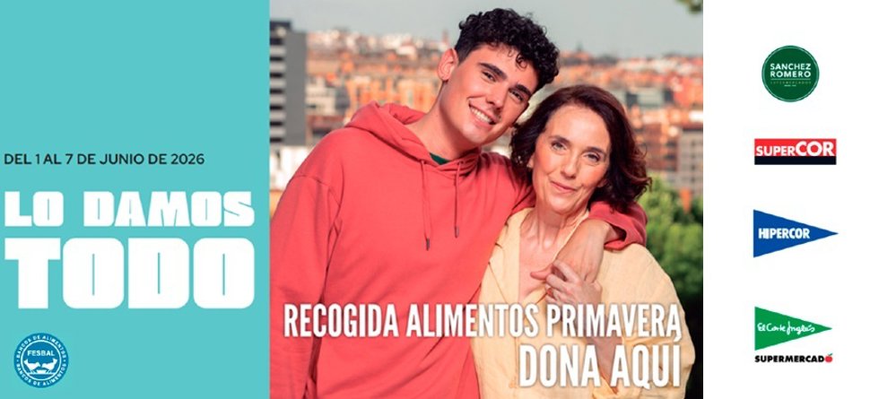 El Corte Inglés inicia 'Recogida Primavera', la campaña solidaria de FESBAL y los Bancos de Alimentos asociados
