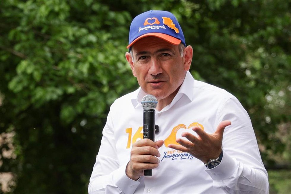 Nikol Pashinián, primer ministro de Armenia.