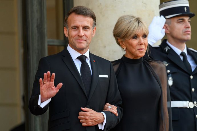 El president francés, Emmanuel Macron, durant un acte a París la passada setmana.