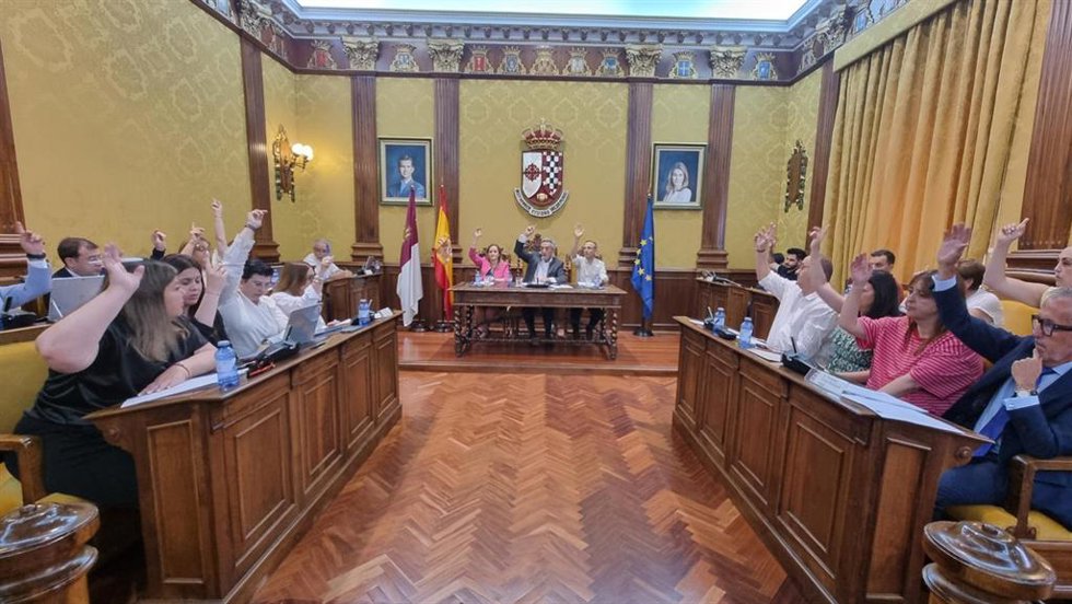 Pleno en el Ayuntamiento de Valdepeñas.