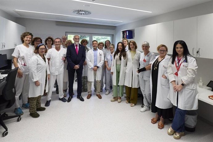 Visita del Consejero Dominguez a la nueva Unidad del Sueño.
