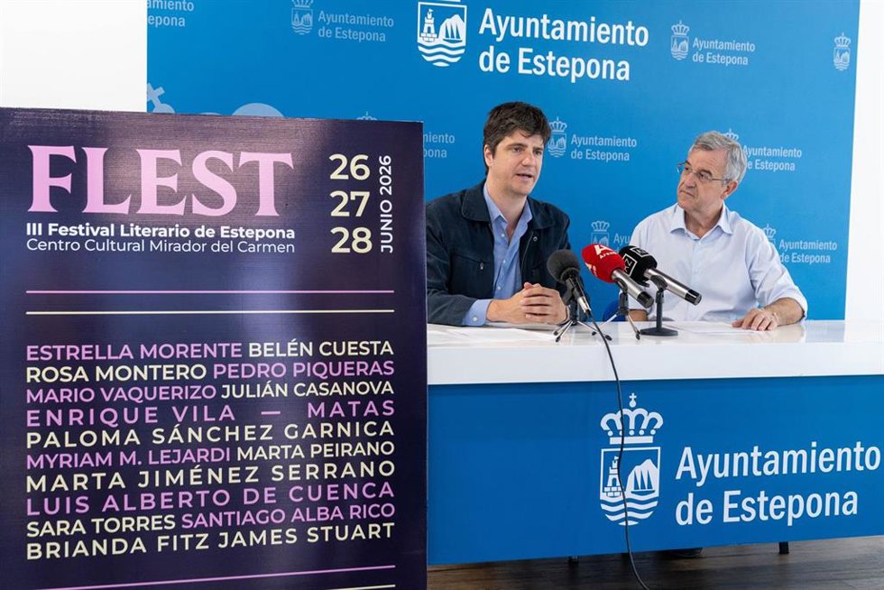 Presentación del cartel del III Festival Literario de Estepona