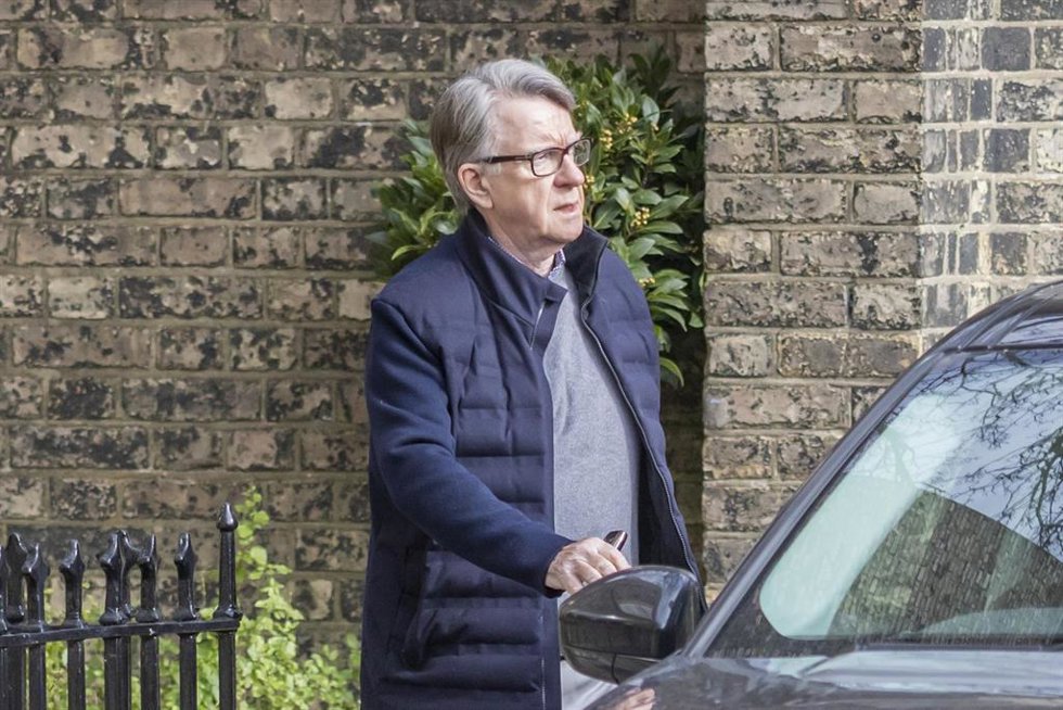 Archivo - El exembajador de Reino Unido en Estados Unidos Peter Mandelson