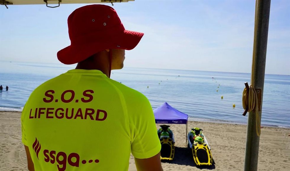 Socorristas en Torremolinos