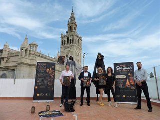 Imagen del acto de presentación de la Romería a Nuestra Señora de la Inmaculada y el Festival Flamenco 'Senderos del Cante', que tiene lugar este sábado, 6 de junio, en El Castillo de las Guardas (Sevilla)