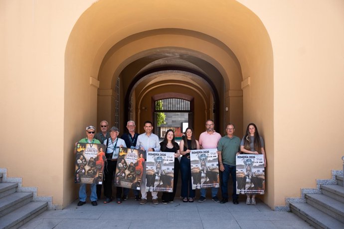 Imagen del acto de presentación de la Romería a Nuestra Señora de la Inmaculada y el Festival Flamenco 'Senderos del Cante', que tiene lugar este sábado, 6 de junio, en El Castillo de las Guardas (Sevilla)