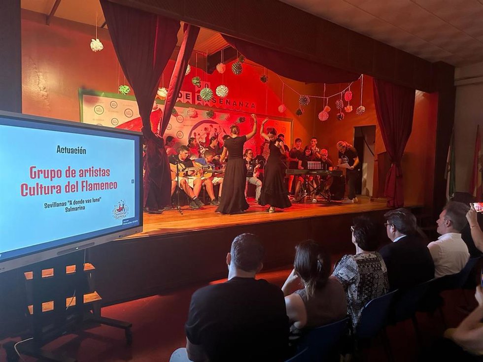 La bailaora María Moreno en el programa Arte y Educación.