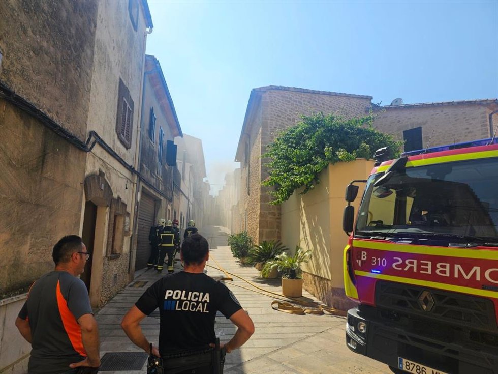 Incendio en Alcúdia