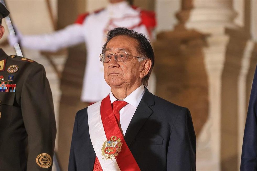 Archivo - El presidente de Perú, José María Balcázar.