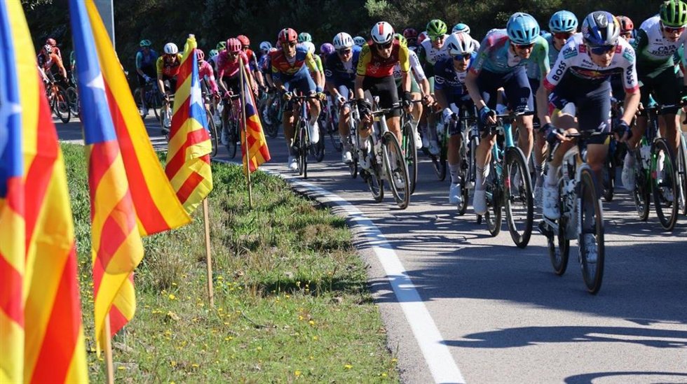 Esteladas al paso de una competición ciclista