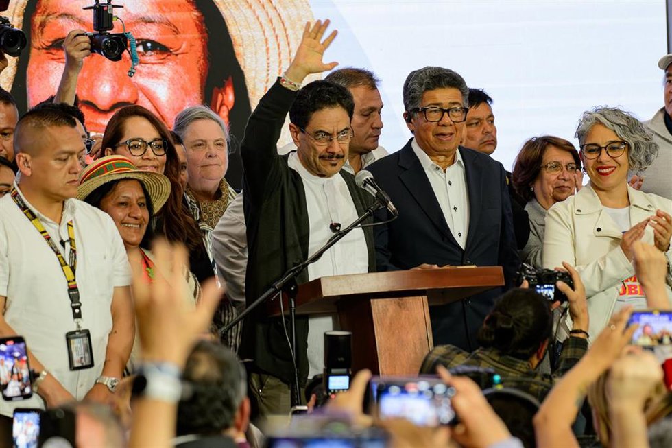 El candidato a la Presidencia de Colombia Iván Cepeda 