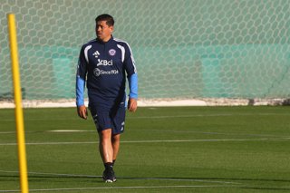 Futbol, Entrenamiento seleccion chilena. Entrenamiento de la seleccion chilena previo a los partidos amistosos contra Portugal y Republica Democratica del Congo. Complejo Deportivo Juan Pinto Duran Santiago, Chile. 25/05/2026 Jonnathan