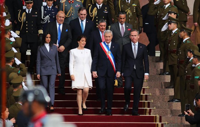 Valparaiso, 1 de junio 2026.  El Presidente de la Republica Jose Antonio Kast se retira del Congreso Nacional tras realizar la primera primera Cuenta Publica de su periodo   Manuel Lema/Aton Chile