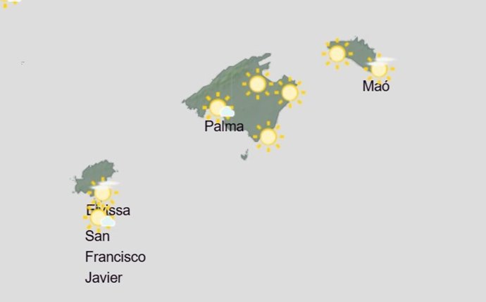 El tiempo hoy, martes 2 de junio, en Baleares.