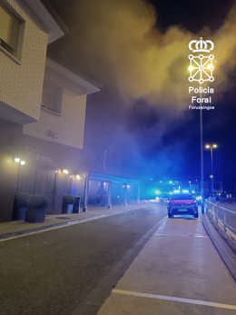 Imagen del incendio.