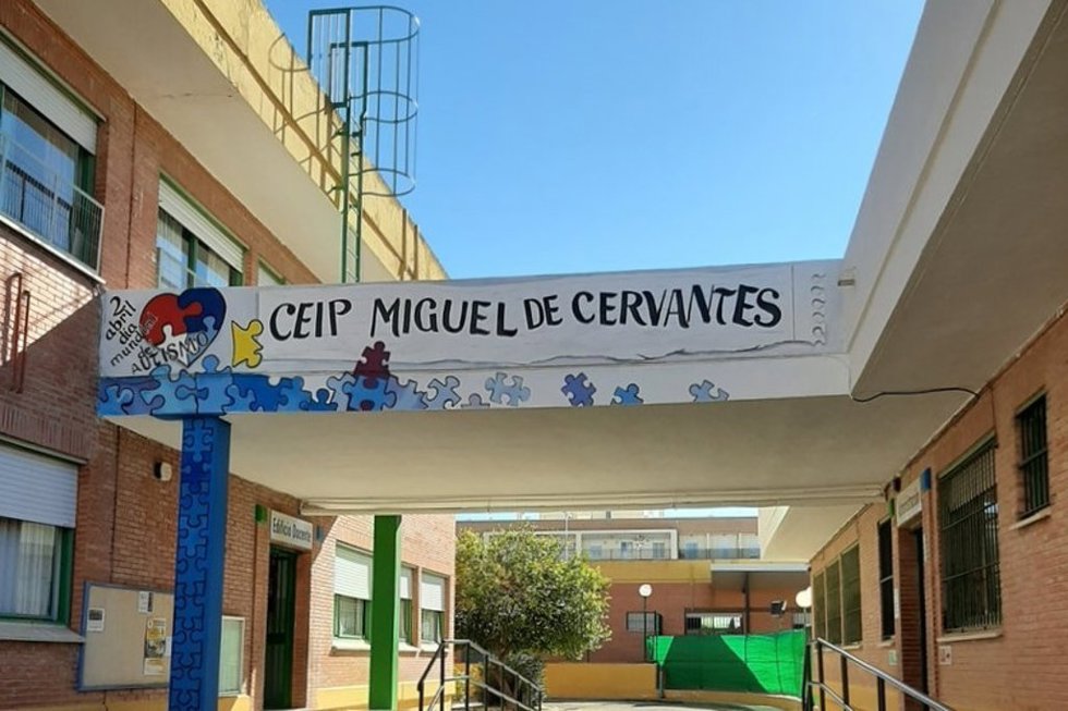 Patio del CEIP Miguel de Cervantes de Écija