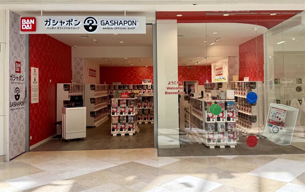 Apertura tienda Gashapon en intu Xanadú