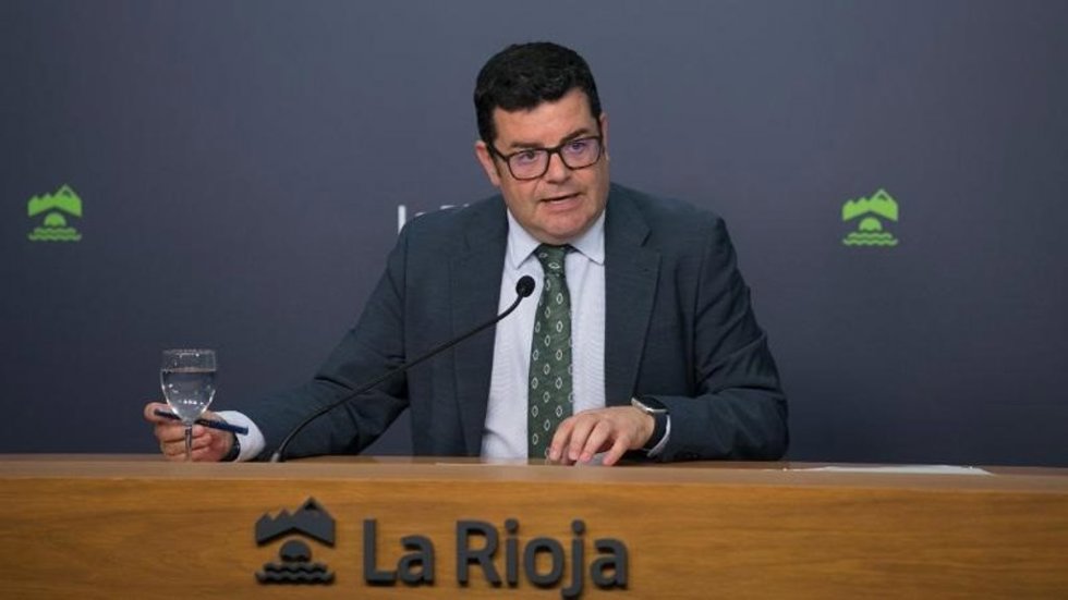 El portavoz del Gobierno riojano, Alfonso Domínguez