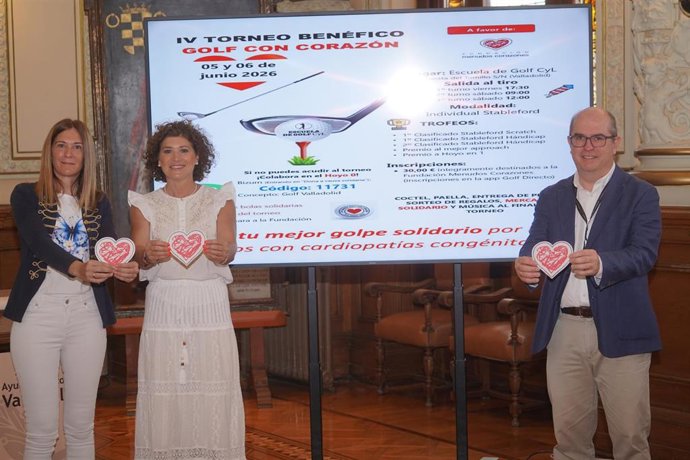 Presentación de la cuarta edición del Torneo Benéfico 'Golf con Corazón'.