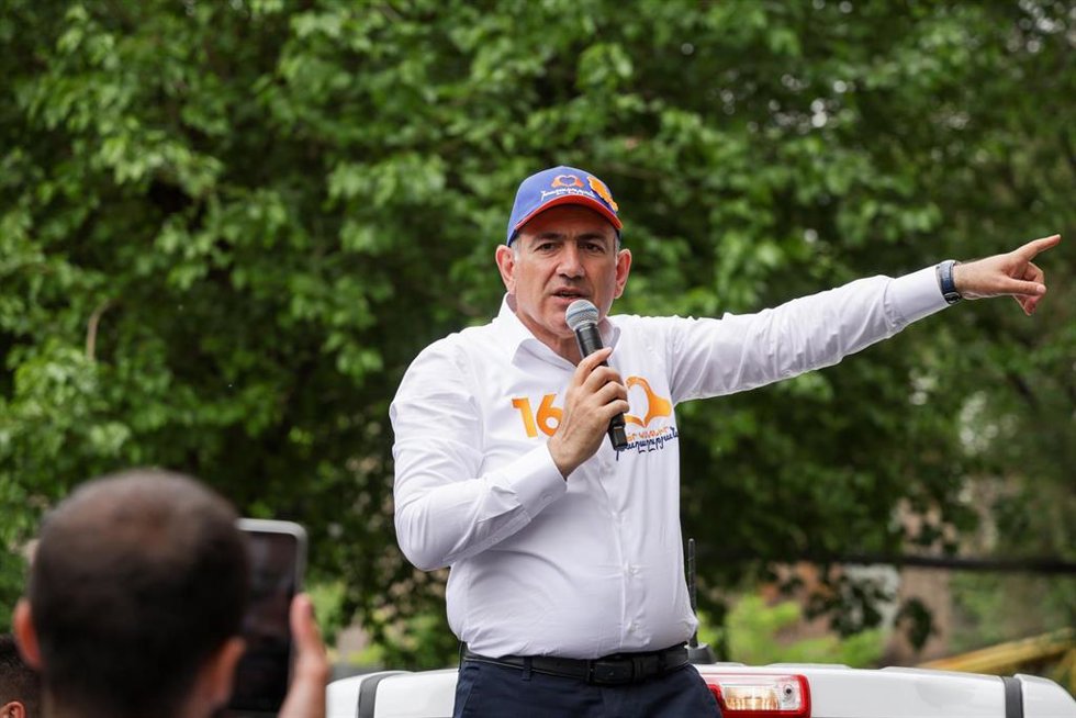 Nikol Pashinián, primer ministro de Armenia.