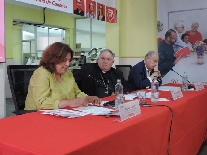Rueda de prensa Cáritas Diocesana de Canarias