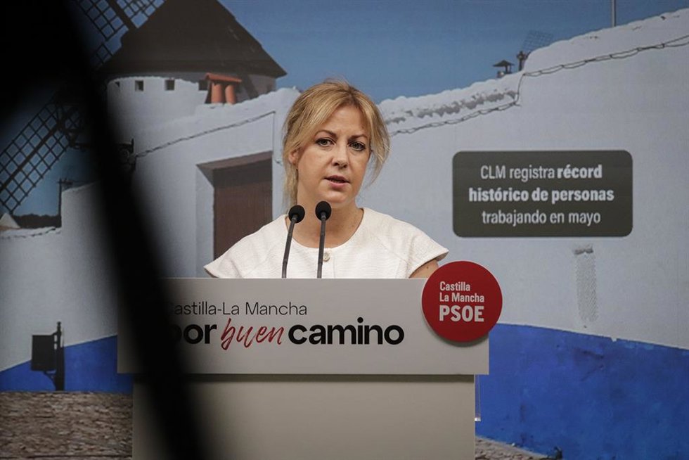 La portavoz del grupo socialista en las Cortes de Castilla-La Mancha, Ana Isabel Abengózar
