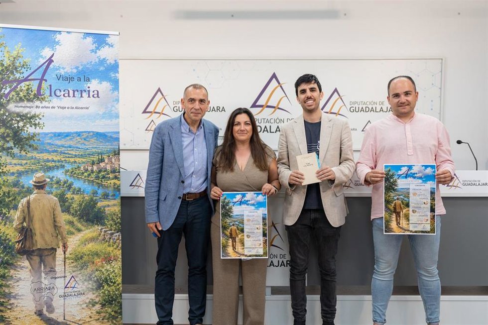 Presentación de la conmemoración de la Diputación de Guadalajara de los 80 años del inicio del 'Viaje a la Alcarria'.