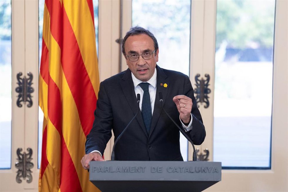 Archivo - El presidente del Parlament de Catalunya, Josep Rull