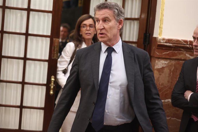 El president del PP, Alberto Núñez Feijóo. 