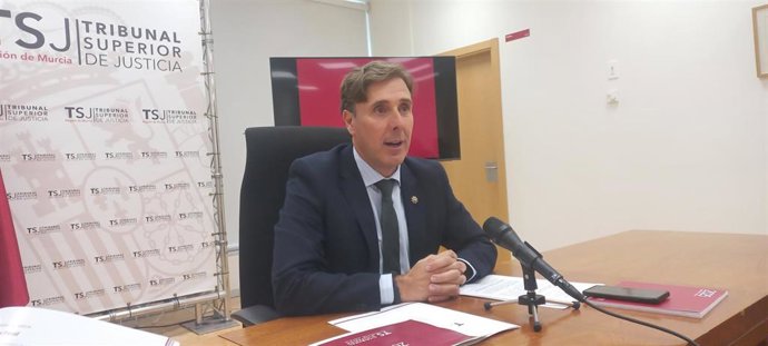 El presidente del Tribunal Superior de Justicia de la Región de Murcia (TSJMU), Manuel Luna Carbonell