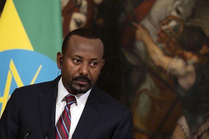 Archivo - El primer ministro de Etiopía, Abiy Ahmed, durante una visita oficial a Italia en febrero de 2023 (archivo)