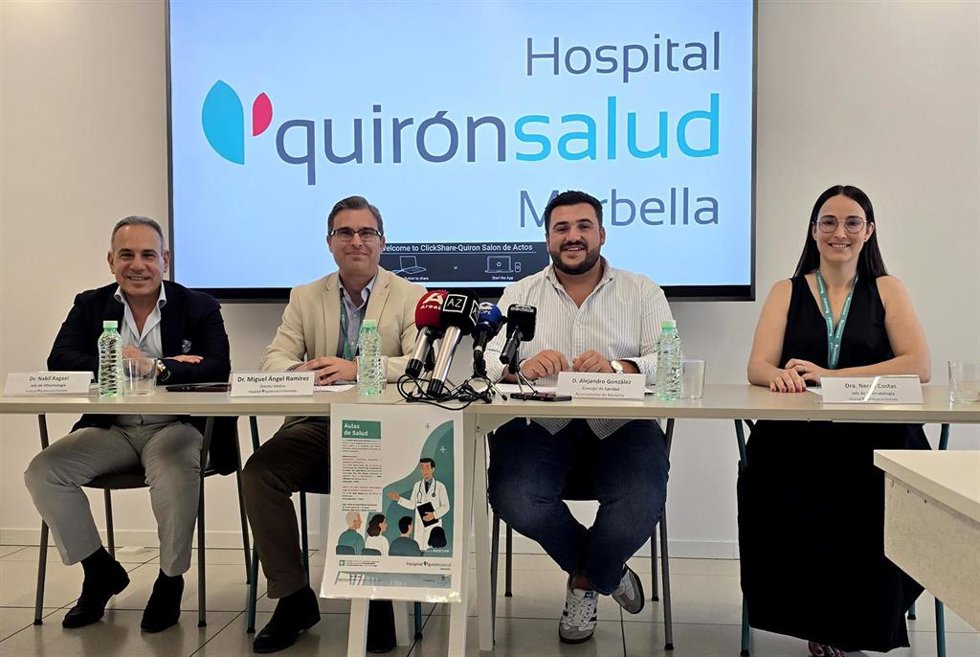 Presentación de las  Aulas de Salud del Quirónsalud Marbella