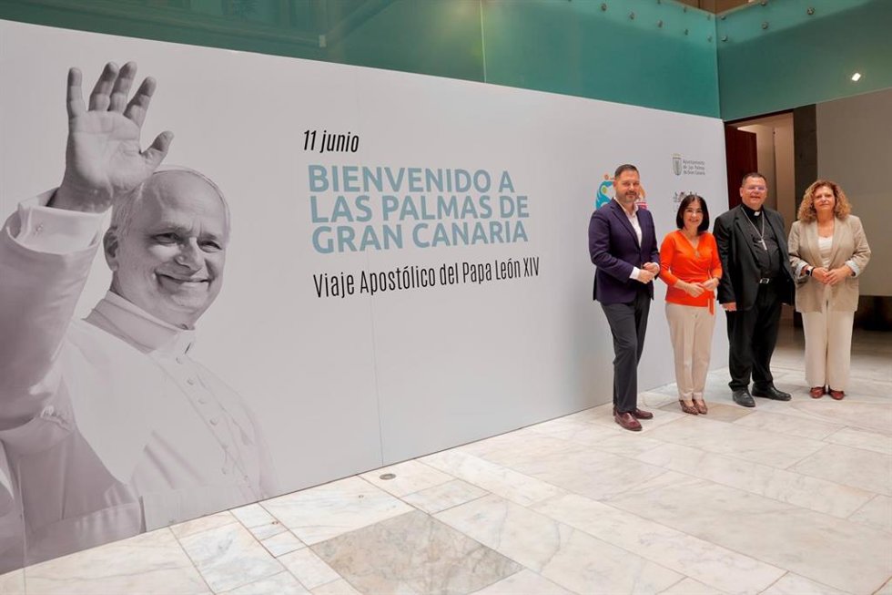 Las Palmas de Gran Canaria presenta el dispositivo especial para la visita del Papa León XIV el próximo once de junio