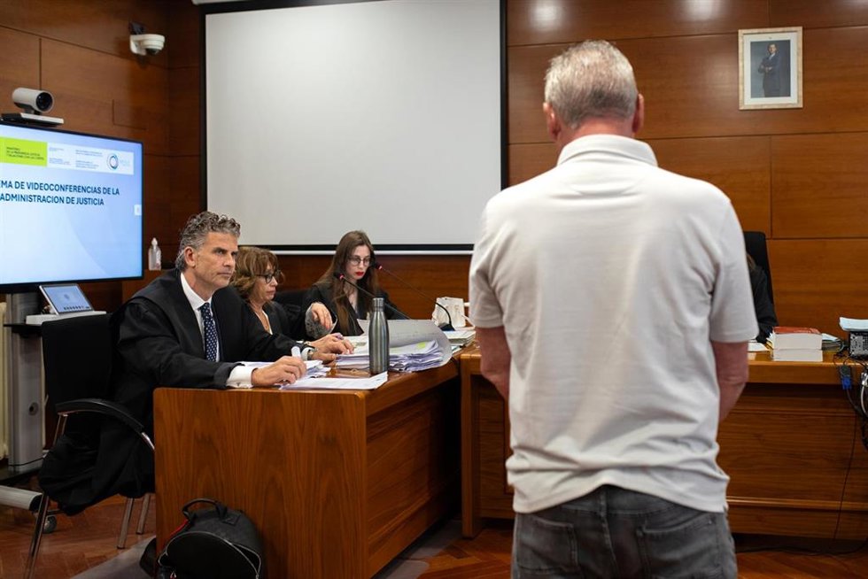 El pastor dueño de los perros durante el juicio, en el Juzgado de lo Penal de Zamora, a 28 de mayo de 2026, en Zamora.