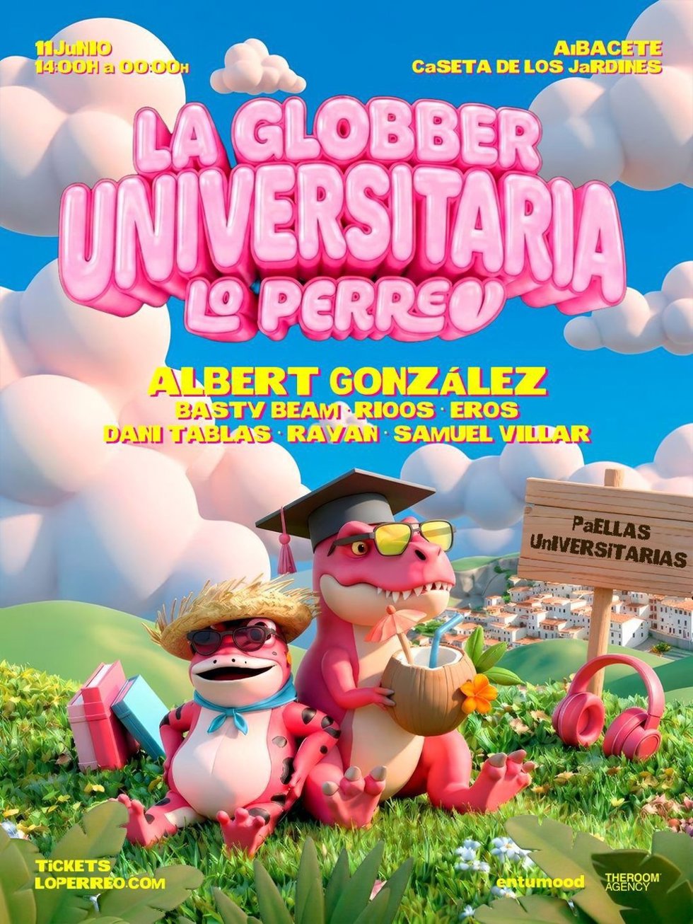 Cartel de la Globber Universitaria de Albacete.